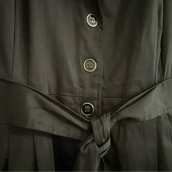 Calvin Klein • black shirtdress NWOT • 16 - Picture 3 of 7